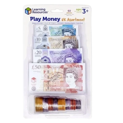 Afbeelding van Learning Resources Pretend &amp; Play Geld 60 Stuks Set, UK Assortiment