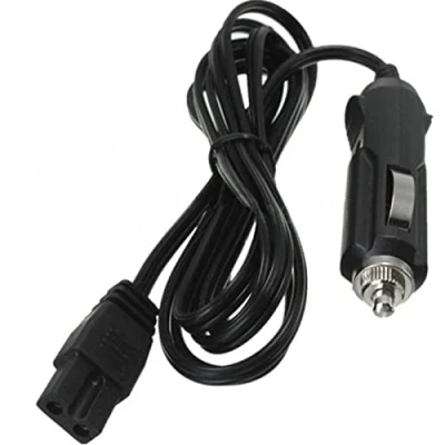 Afbeelding van GeKLok Auto Koeler Koelbox Mini Koelkast Loodkabel Plug, 2m 12V DC Vervanging Plug Draad voor Cool Box (zwart)