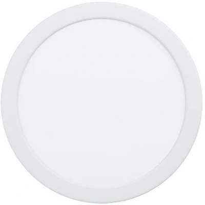 Afbeelding van EGLO LED inbouwspots Fueva 5, Ø 21,6 cm, spot van staal en een kunststof lichtoppervlak, inbouwspot in wit, vlakke led, lage inbouwdiepte 26 m