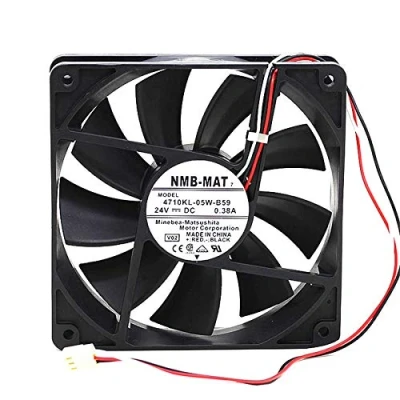 Afbeelding van koelventilator NMB 4710KL 05W B59, Server Koeler ventilator B59 24V 0.38A, detectie Inverter voor 120x120x25mm 3 draads