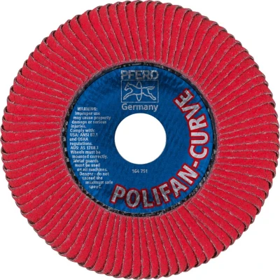 Afbeelding van PFERD 67689056 Co Sgp Curve Steelox Lamellenschijf Diameter 125 mm Boordiameter 22.23 10 stuk(s)