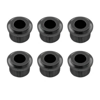 Afbeelding van Musiclily Pro Metaal Vintage/Modern 6 mm tot 10 Gitaar Conversion Stemmechanieken Bushings Tuner Adapter Ferrules, Zwart(Set van 6)