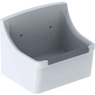Afbeelding van Geberit 300 Basic Norma gootsteen 45 x 35 cm m/gaten z/overloop wit