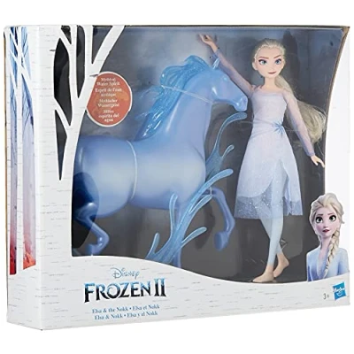 Afbeelding van Disney Frozen modepop Elsa en Nokk figuur geïnspireerd op 2
