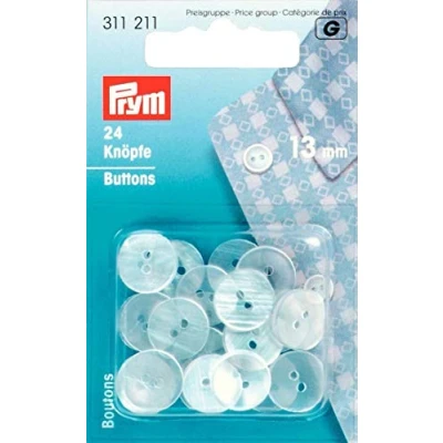 Afbeelding van Prym Kunststof Pyjama (13mm) Knoppen 24 Stukken