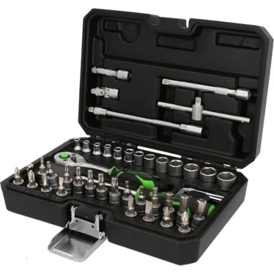 Afbeelding van KS Tools 512.0048 COMPETITION 1/4 Steckschlüssel Satz Dopsleutelset