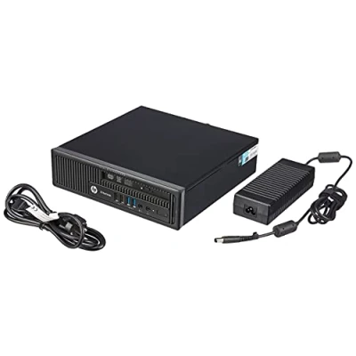 Afbeelding van HP EliteDesk 800 G1 USDT Intel Core i5 256GB SSD harde schijf 8GB geheugen Win 10 Pro DVD brander C8N28AV Ultra Slim PC Mini Computer (gereviseerd)