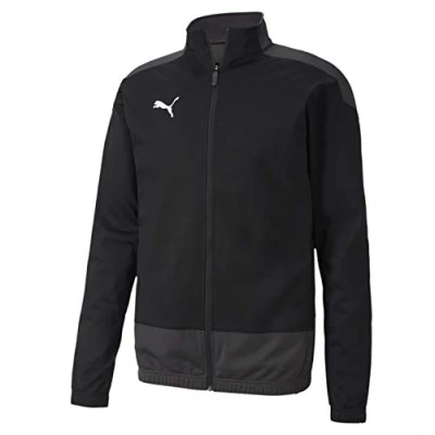 Afbeelding van Puma Teamgoal Training Jacket Trainingsvest, Heren, Maat: XL, Black/asphalt