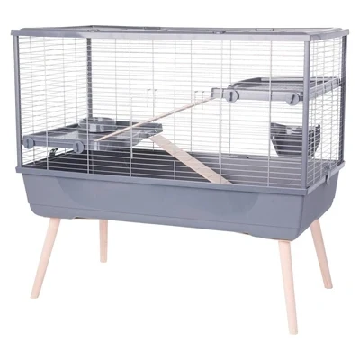 Afbeelding van Zolux Neolife 100 Knaagdierkooi Dierenverblijf 99x54x92 cm Grijs