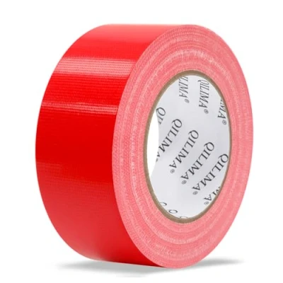 Afbeelding van QILIMA Rode duct tape zeer sterk waterdicht duct, professionele kwaliteit voor reparaties, doe het zelf, handwerk, binnen en buiten