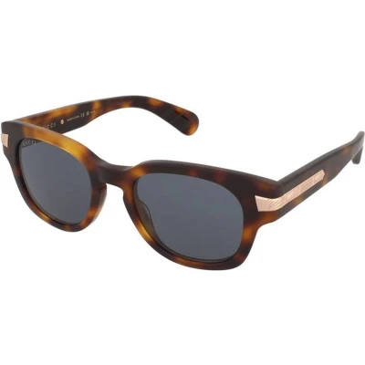 Afbeelding van Gucci Zonnebril brown/goldcoloured, Heren, Maat: One Size, Brown/gold coloured