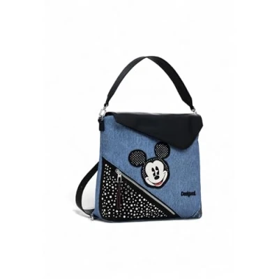 Afbeelding van Desigual BACK Mickey EDGE MAXI Rugzak, Dames, Maat: One Size, Denim dark blue