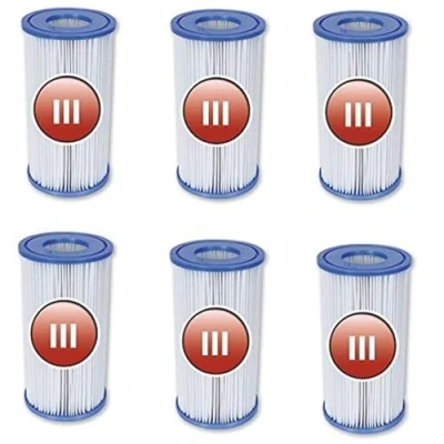 Afbeelding van Bestway 58012P filterpatroon Gr.III/Intex Gr. A, 6 pack