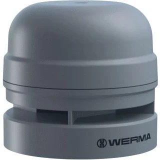 Afbeelding van Werma Signaltechnik Sirene 161.700.60 Midi Sounder 115 230VAC GY Continugeluid, Pulstoon V/AC, 230 V/AC 110 dB
