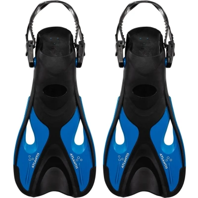 Afbeelding van Zwemvliezen Atlantis Snorkelvin Black/Petrol Blue Schoenmaat 30 36