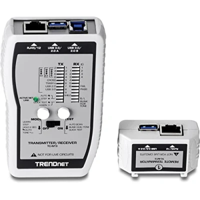 Afbeelding van TRENDnet TC NT3 VDV en USB kabeltester, zilver