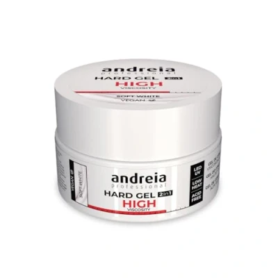 Afbeelding van Andreia Professional Profection Hard Gel 2 in 1 Biphasic Construction Zacht Wit 44g