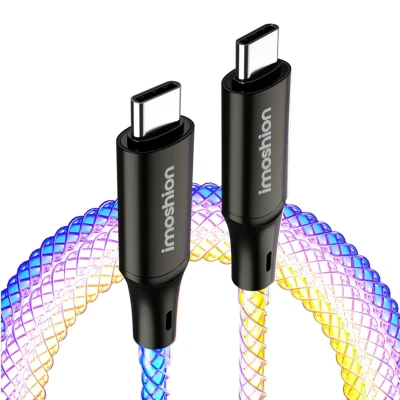 Afbeelding van Fast charging RGB Type C to cable 1 Meter van iMoshion / Meerkleurig