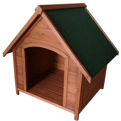 Afbeelding van NICHE POUR CHIEN EN SAPIN AVEC TOIT AMOVIBLE