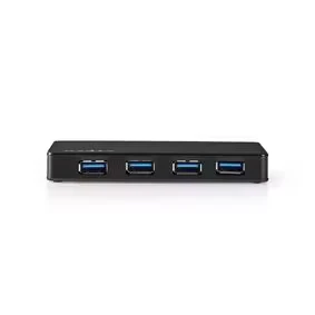 Afbeelding van USB hub 3.0 met externe voeding Nedis (4 poorts)
