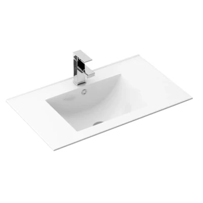 Afbeelding van REA Dafne Onderbouwwastafel Waskom 61.5 x 46.5 17 cm Glans Wit