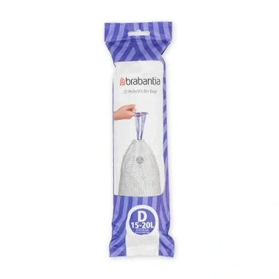 Afbeelding van Afvalzak 15 20 liter met trekbandsluiting (D), Brabantia