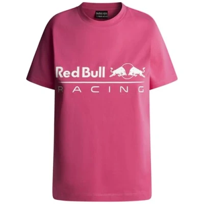 Afbeelding van Red Bull Racing x Pepe Jeans Standard FIT TEE Tshirt print, Dames, Maat: Medium, Deep fuchsia
