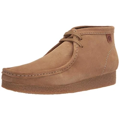 Afbeelding van ClarksShacre BootherenChukka laarsChukkalaarzen,Donker Zand Suede,46 EU Breed