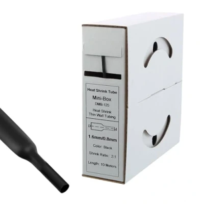 Afbeelding van Offgridtec Krimpkous, 10 m, 1,6 mm tot 0,8 mm, zwart
