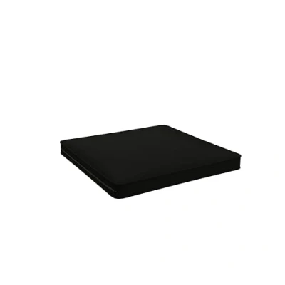 Afbeelding van POKAR Zitkussen Lounge Kussen Tuin voor Tuinmeubelen Loungemeubels 70x70x5 cm, Zwart