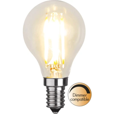 Afbeelding van Star Trading LED Kogel Lamp lichtbron E14 Dimbaar Extra Warm Wit 2700K 4.2 Watt vervangt 40W Halogeen