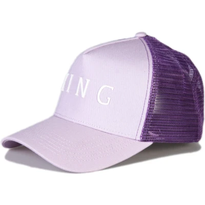 Afbeelding van KING Apparel Leyton Curved Trucker cap Lilac