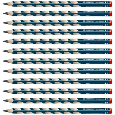 Afbeelding van Potlood STABILO Easygraph grafiet 322 HB rechtshandig
