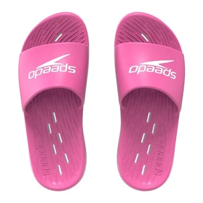 Afbeelding van Speedo Slide Junior Roze/Wit Unisex Badslipper Maat 38