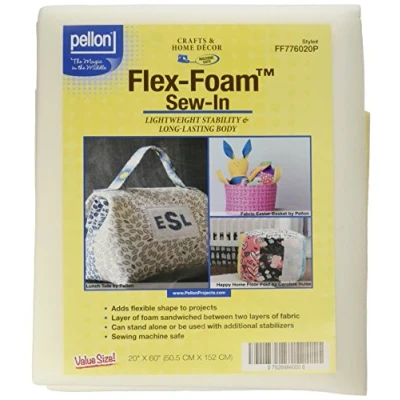 Afbeelding van Pellon Flex Foam Innaaistabilisator 20&quot; x 60&quot;, Overig, Veelkleurig, 25,4x34,29x5,08 cm