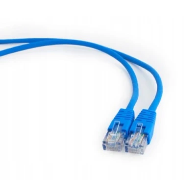 Afbeelding van CablExpert PP12 5M/B Netwerkkabel, UTP Cat5E, blauw
