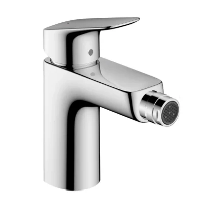 Afbeelding van Hansgrohe Logis 1 greeps bidetmengkraan 100 met wastegarnituur