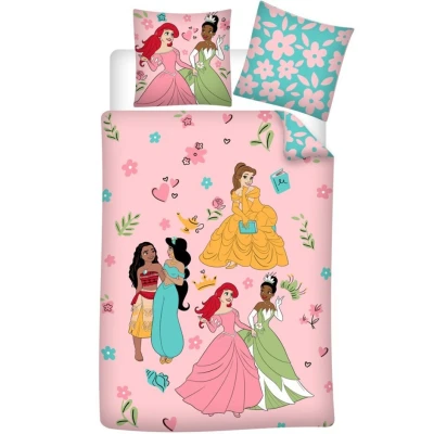 Afbeelding van Dekbedovertrek, Princess Party Eenpersoons 140 x 200 + 65 cm Katoen