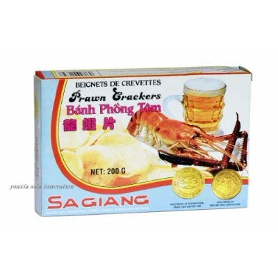 Afbeelding van Sagiang Krabbenchips om zelf te bakken, verpakking van 10 stuks, x 200 g