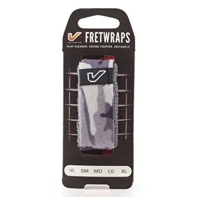 Afbeelding van Gruv Gear FretWraps Camo String Muter 1 Pack (Camo White/Brown, Medium)