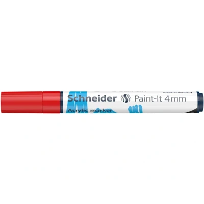 Afbeelding van Schneider acrylmarker Paint it 320 4mm rood S 120202