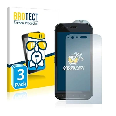 Afbeelding van BROTECT Glas Screen Protector voor Caterpillar Cat S61 (3 Stuks) Schermbeschermer [9H Hardheid, Beschermglas Folie niet Gehard Glas]