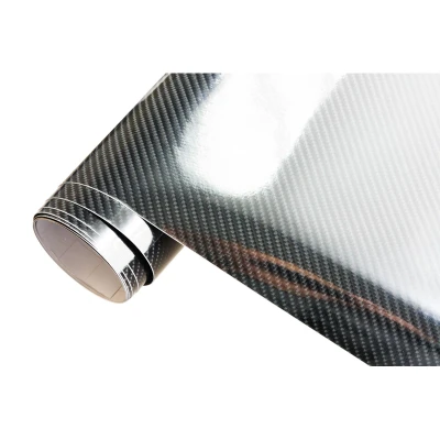 Afbeelding van AutoStyle 5D Carbonfolie 152x200cm Glanzend Zwart, zelfklevend
