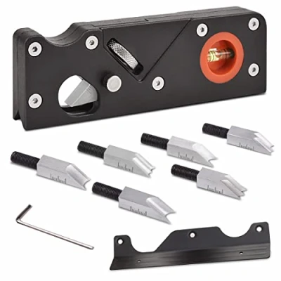 Afbeelding van Afschuinschaafmachine Hoekschaaf voor houtbewerking, handschaaf schaaf het afschuinen en snijden van hout (planer7cutters)
