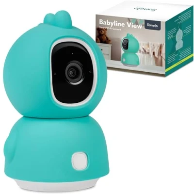 Afbeelding van Lionelo Babyline View White babyfoon 330 app gestuurde elektronische twee weg communicatie bewegingssensor temperatuur nachtmodus CryDetector slaapliedjes