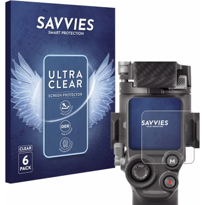 Afbeelding van Savvies Screenprotector voor DJI RS 4 Pro Folie Beschermfolie transparant (6 Stuks)