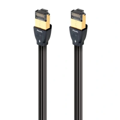 Afbeelding van Audioquest Pearl RJ/E Netwerkkabel CAT 7 Ethernetkabel 0,75m