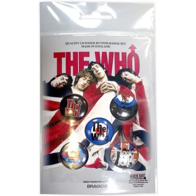 Afbeelding van The Who Target Button 5 pack