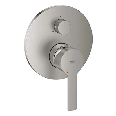 Afbeelding van Grohe Lineare 1 H opb.dl mengkraan met 3 wegomstel supersteel