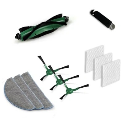 Afbeelding van AVAENZO Accessoires voor Roomba Combo Essential Y0110 Y0112, 1 hoofdborstel, 3 doeken, Hepa filters, zijborstels stofzuiger reserveonderdelen